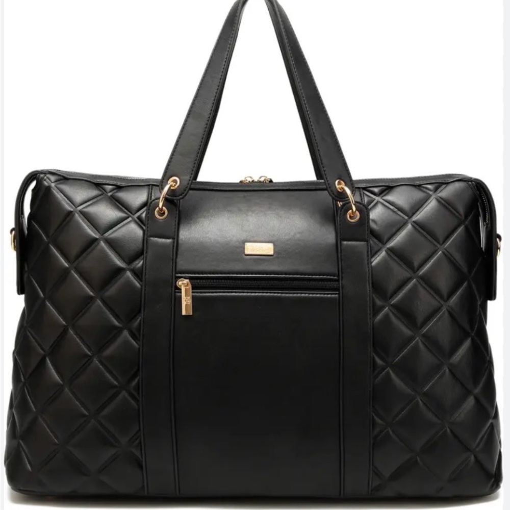 Badgley Mischka Weekend Quilted Travel Bag - Picture 3 of 5